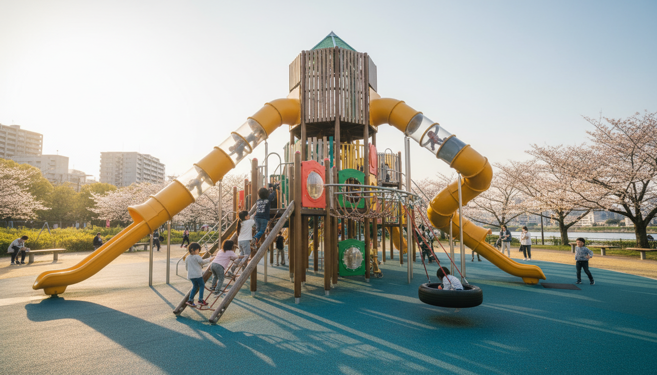 江東区の大型遊具がある公園一覧