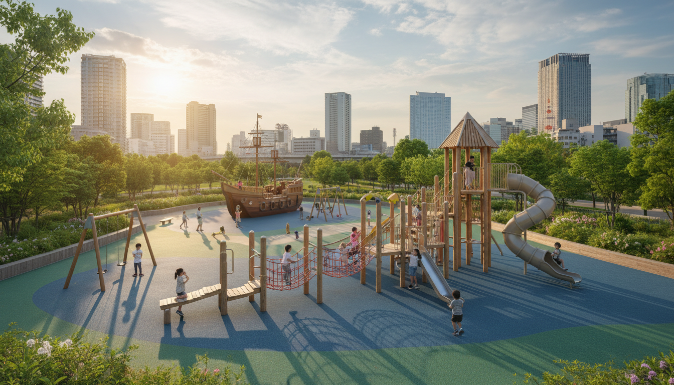 品川区で大型遊具がある公園5選