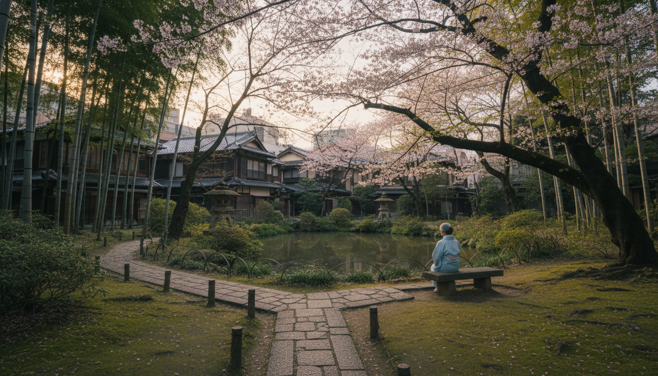 静かな環境でリラックスできる公園