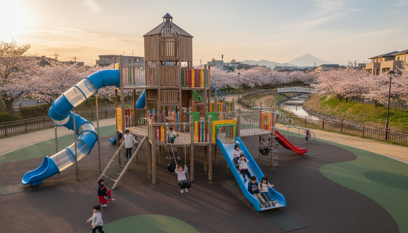 大型遊具が充実している人気公園の詳細