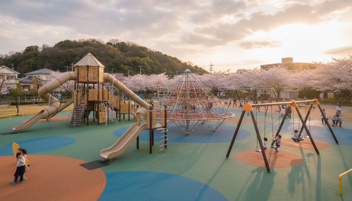 各公園の大型遊具と施設詳細