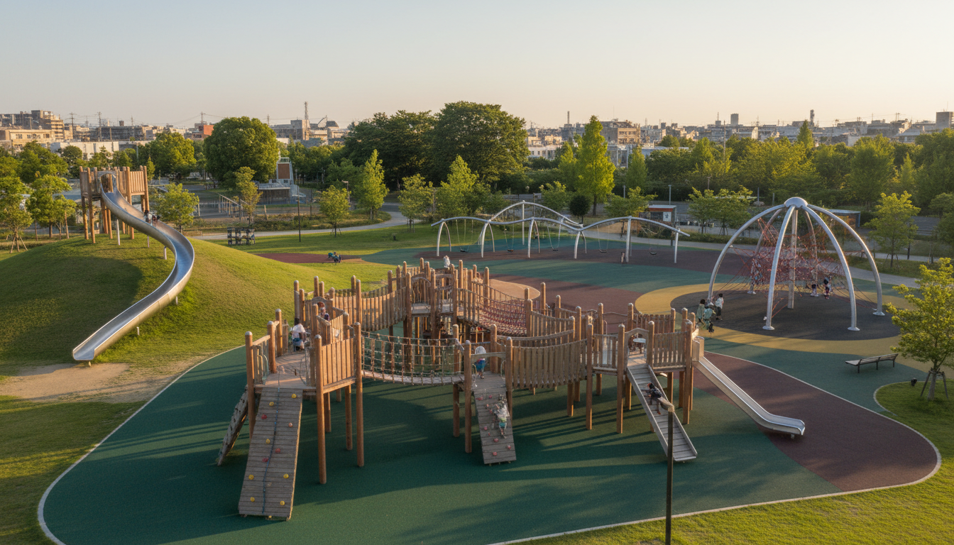 横浜市緑区の大型遊具公園一覧