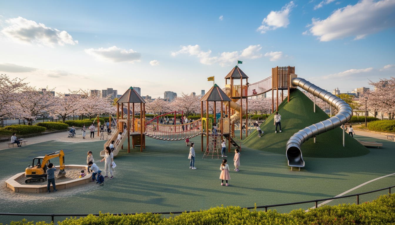 一番おすすめの大型遊具公園