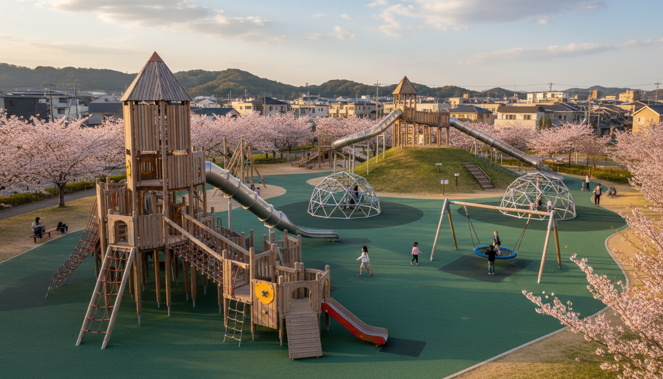 緑区の大型遊具公園比較