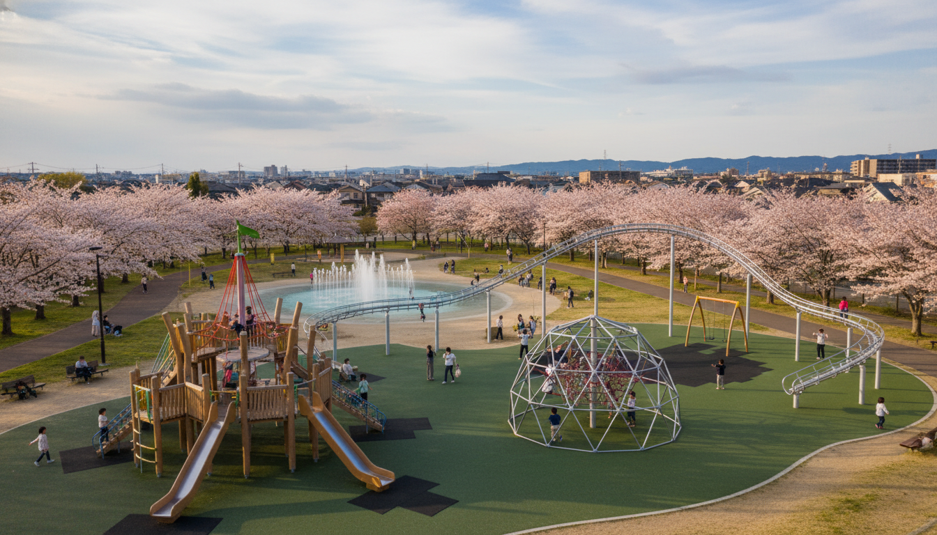 さいたま市岩槻区で大型遊具がある公園の比較