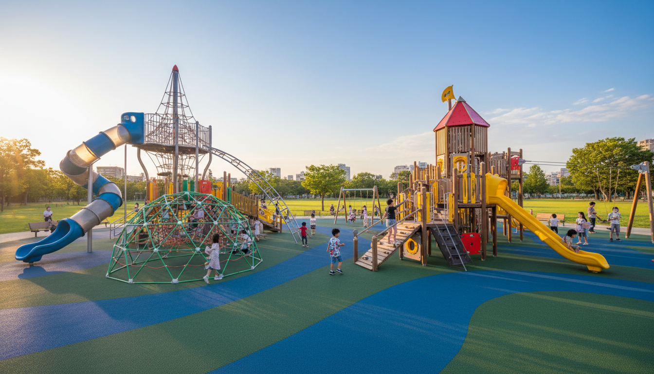 千葉市中央区の大型遊具がある公園はこの2つ！