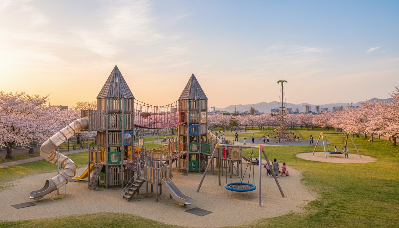 千葉市花見川区の大型遊具公園一覧と比較