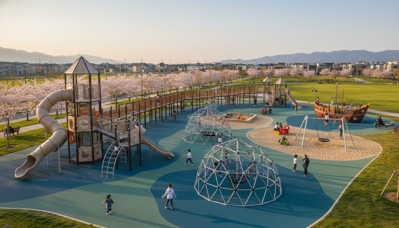 千葉市若葉区の大型遊具公園一覧