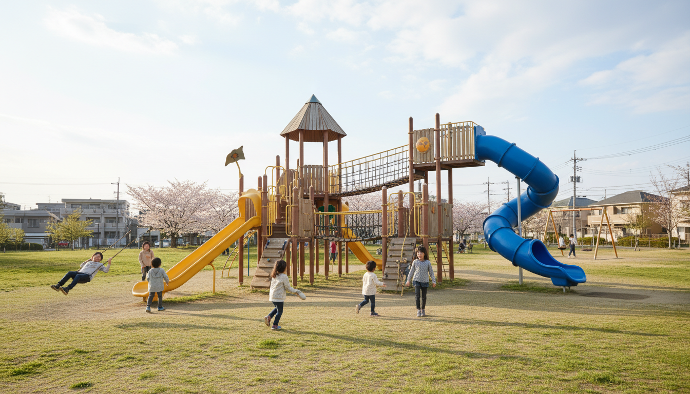 千葉市緑区の大型遊具公園比較表