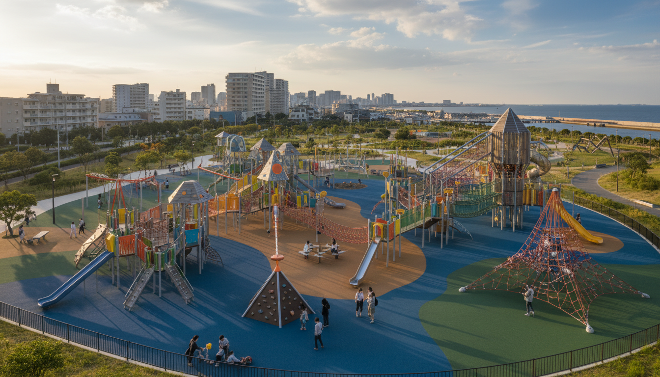 千葉市美浜区のおすすめ大型遊具公園一覧