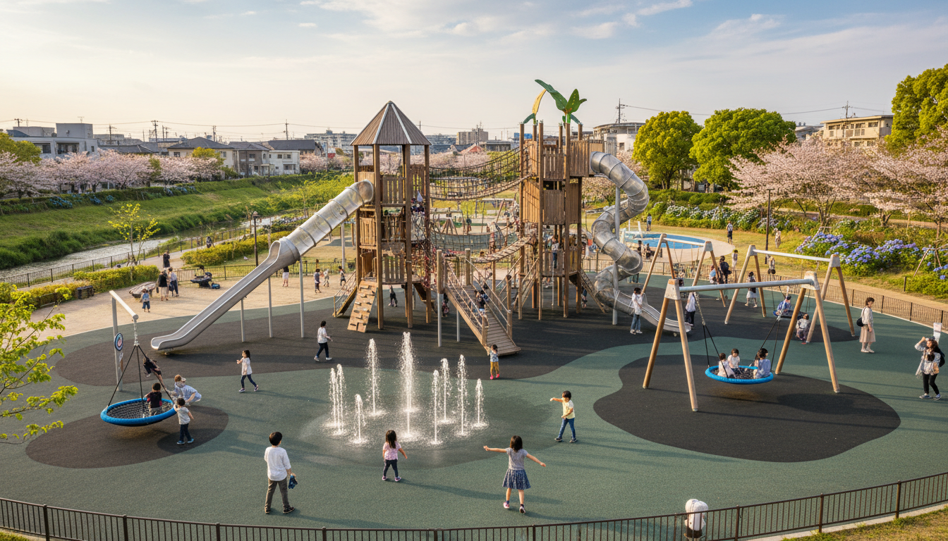 野田市の大型遊具公園一覧