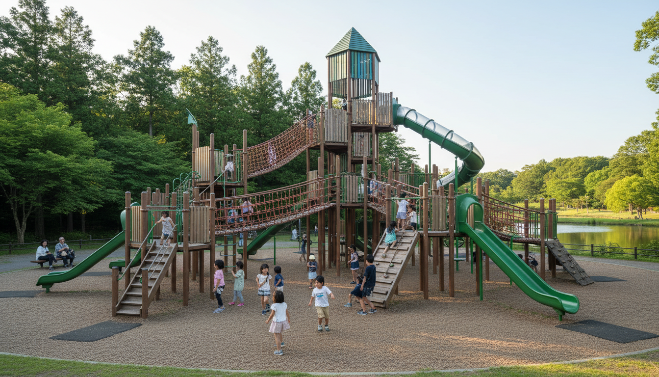 清水公園の大型遊具詳細