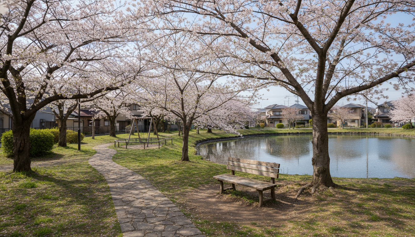 花見川区の穴場公園なら住宅街の小規模公園がおすすめ